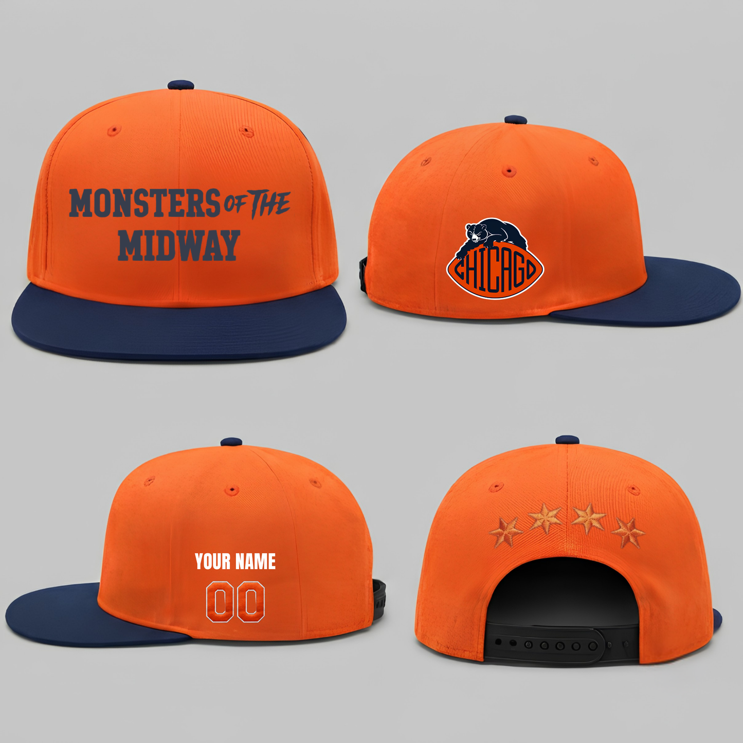 Chicago Bears 2026 Rivalries Snapback Cap - Printed