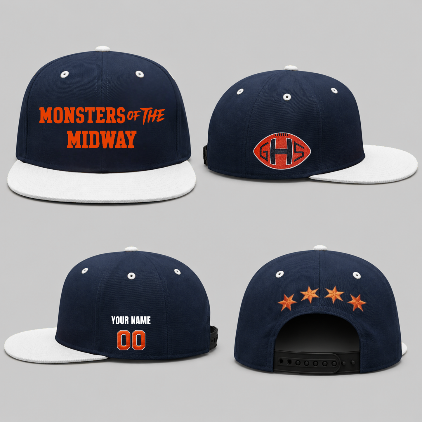 Chicago Bears 2026 Rivalries Snapback Cap - Printed