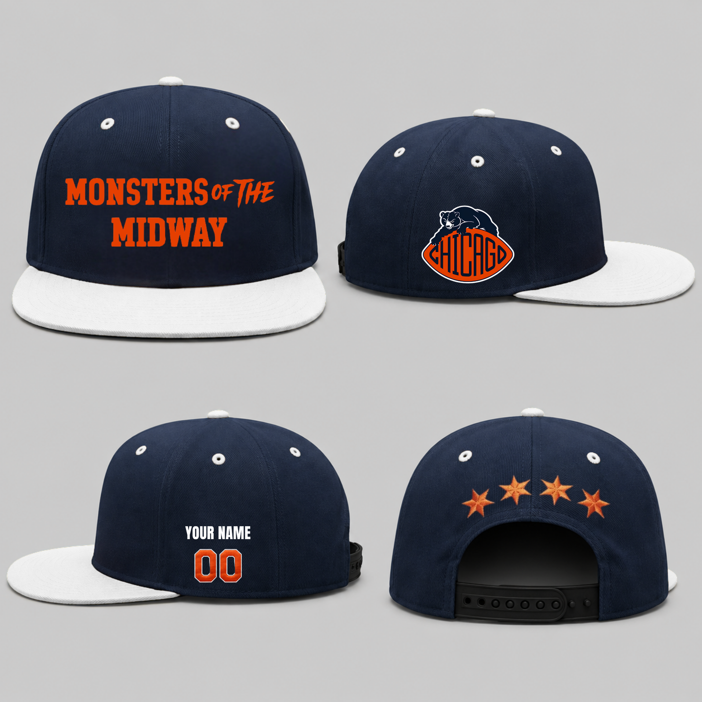 Chicago Bears 2026 Rivalries Snapback Cap - Printed