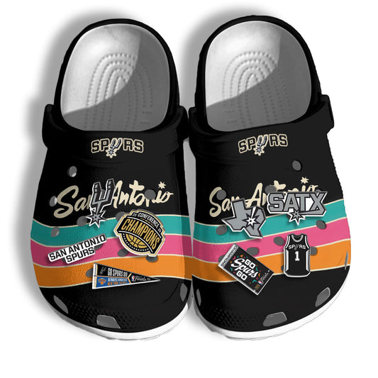 SAS 2026 NBA Finals Clogs City Edition - Charms Gift Set