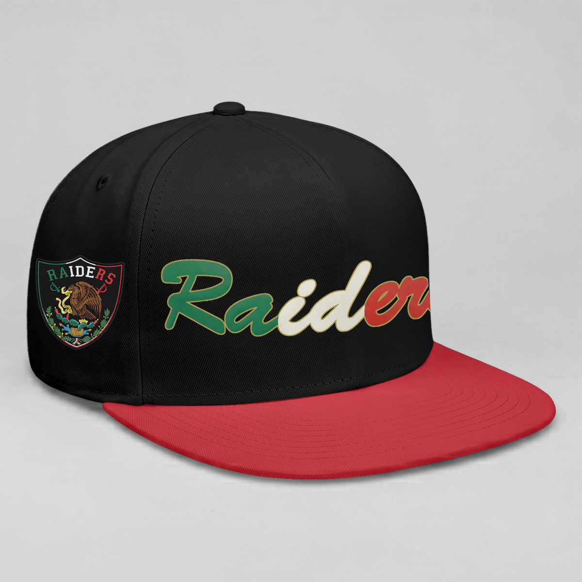 Las Vegas Raiders Mexico Edition Personalized Snapback Cap - Printed