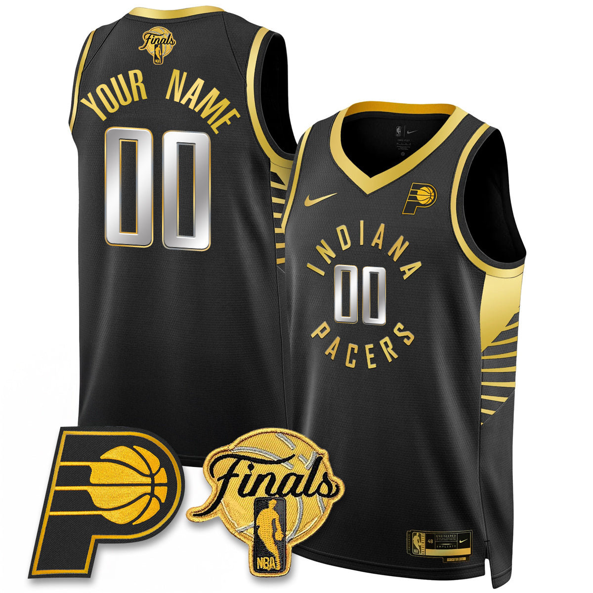 IND 2025 Finals Swingman Custom Jersey N2- All Stitched