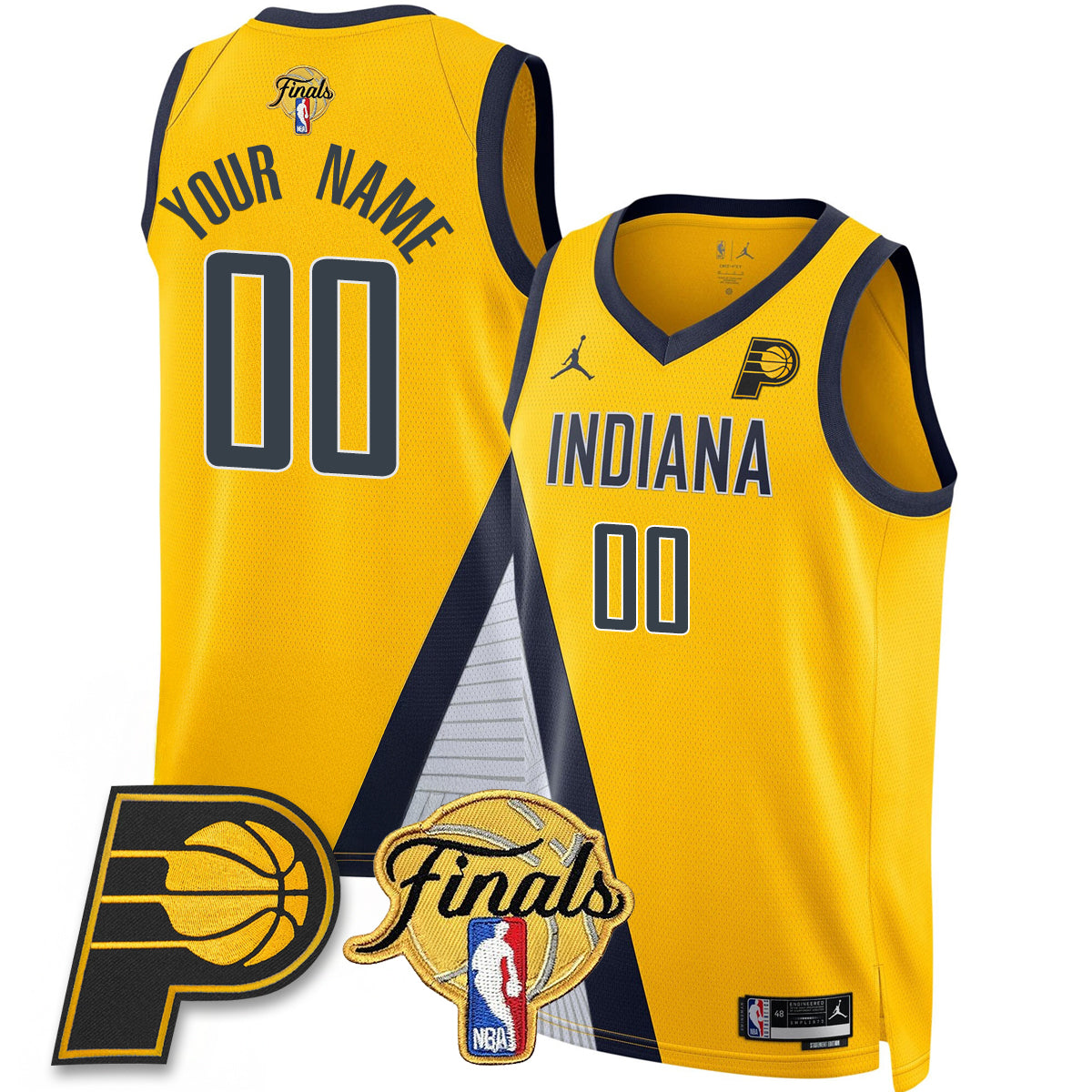 IND 2025 Finals Swingman Custom Jersey N2- All Stitched