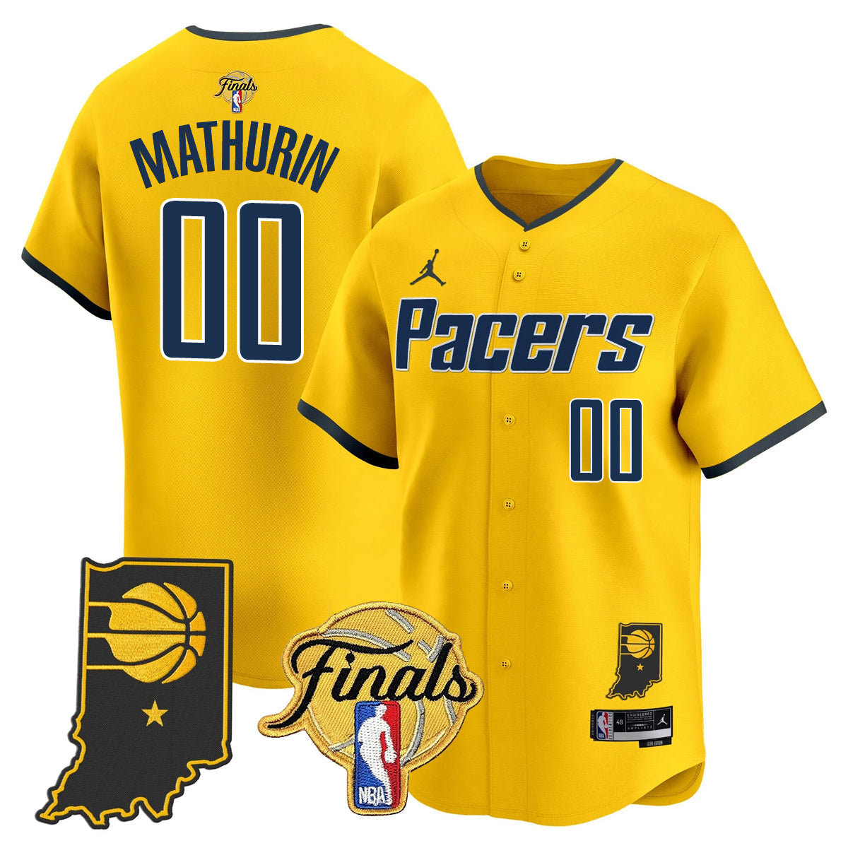 IND 2025 Finals Vapor Baseball Jersey N3 - All Stitched