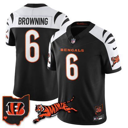 Cincinnati Bengals Vapor F.U.S.E. Limited Jersey N1 - All Stitched