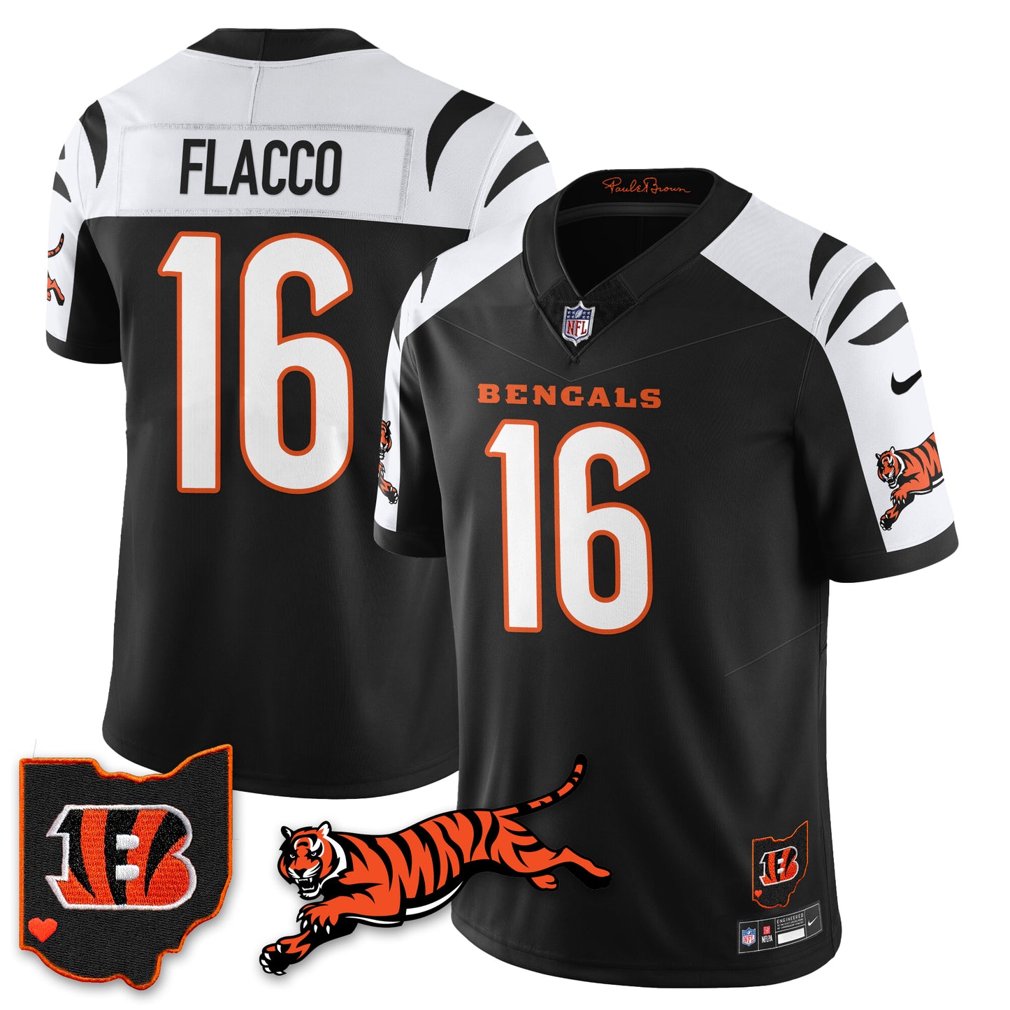 Cincinnati Bengals Vapor F.U.S.E. Limited Jersey N1 - All Stitched