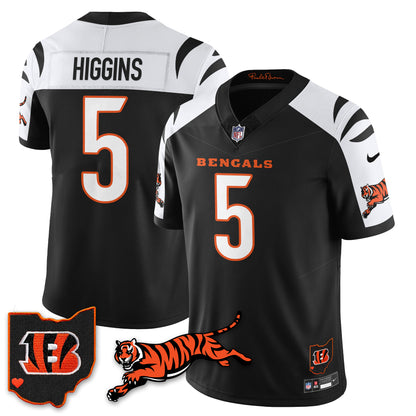 Cincinnati Bengals Vapor F.U.S.E. Limited Jersey N1 - All Stitched