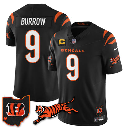 Cincinnati Bengals Vapor F.U.S.E. Limited Jersey N1 - All Stitched