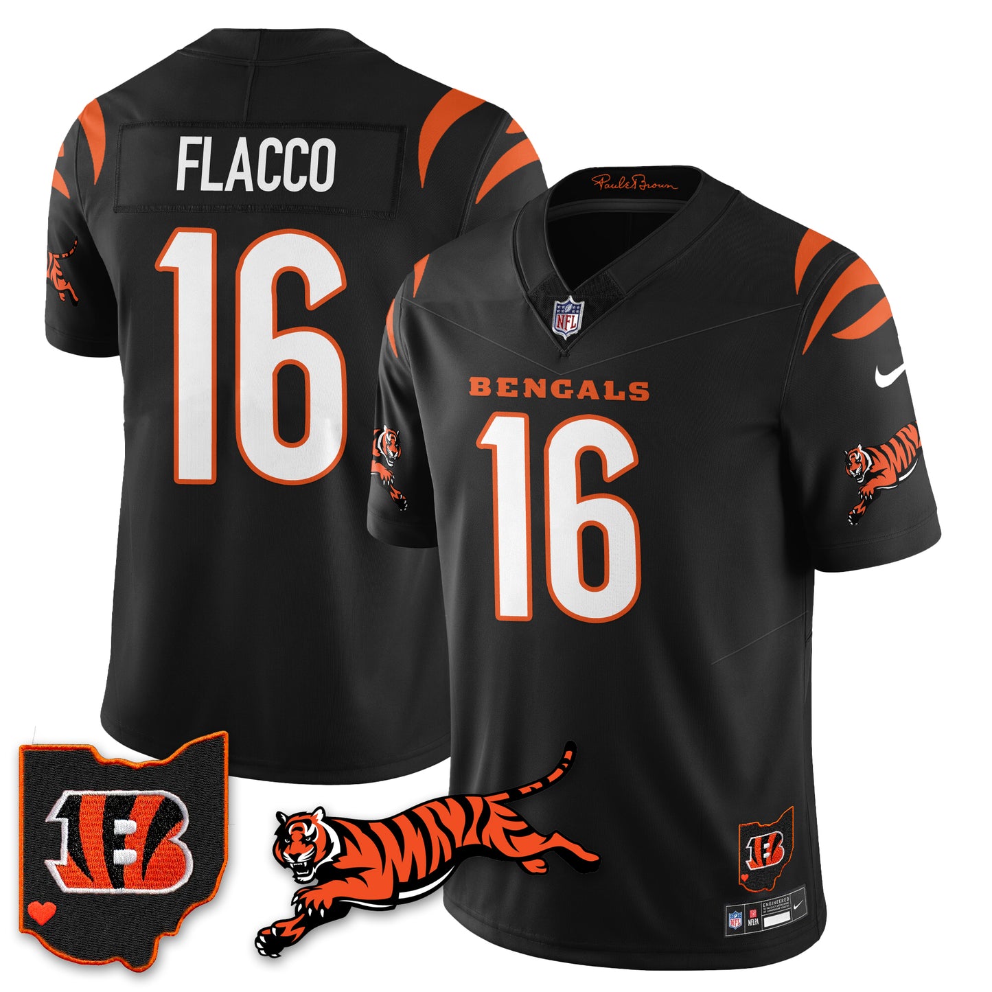 Cincinnati Bengals Vapor F.U.S.E. Limited Jersey N1 - All Stitched