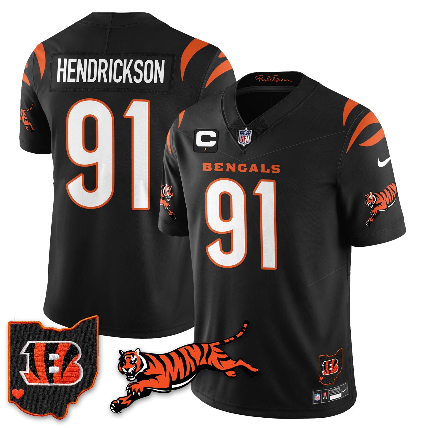 Cincinnati Bengals Vapor F.U.S.E. Limited Jersey N1 - All Stitched