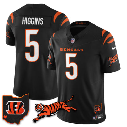 Cincinnati Bengals Vapor F.U.S.E. Limited Jersey N1 - All Stitched