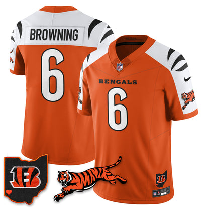 Cincinnati Bengals Vapor F.U.S.E. Limited Jersey N1 - All Stitched
