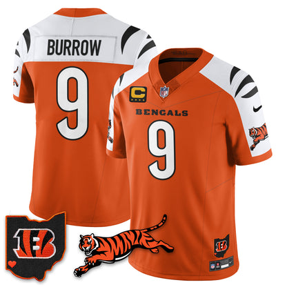 Cincinnati Bengals Vapor F.U.S.E. Limited Jersey N1 - All Stitched