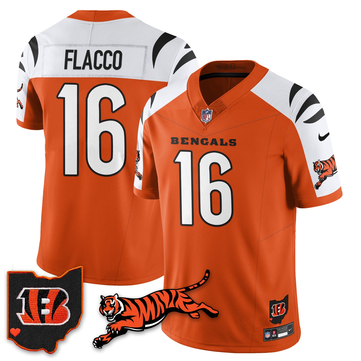 Cincinnati Bengals Vapor F.U.S.E. Limited Jersey N1 - All Stitched