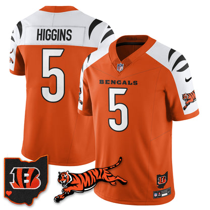 Cincinnati Bengals Vapor F.U.S.E. Limited Jersey N1 - All Stitched