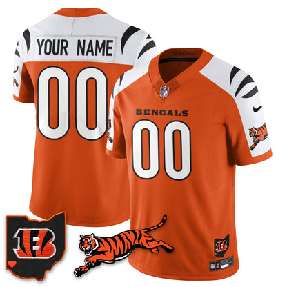 Cincinnati Bengals Vapor F.U.S.E. Limited Jersey N1 - All Stitched