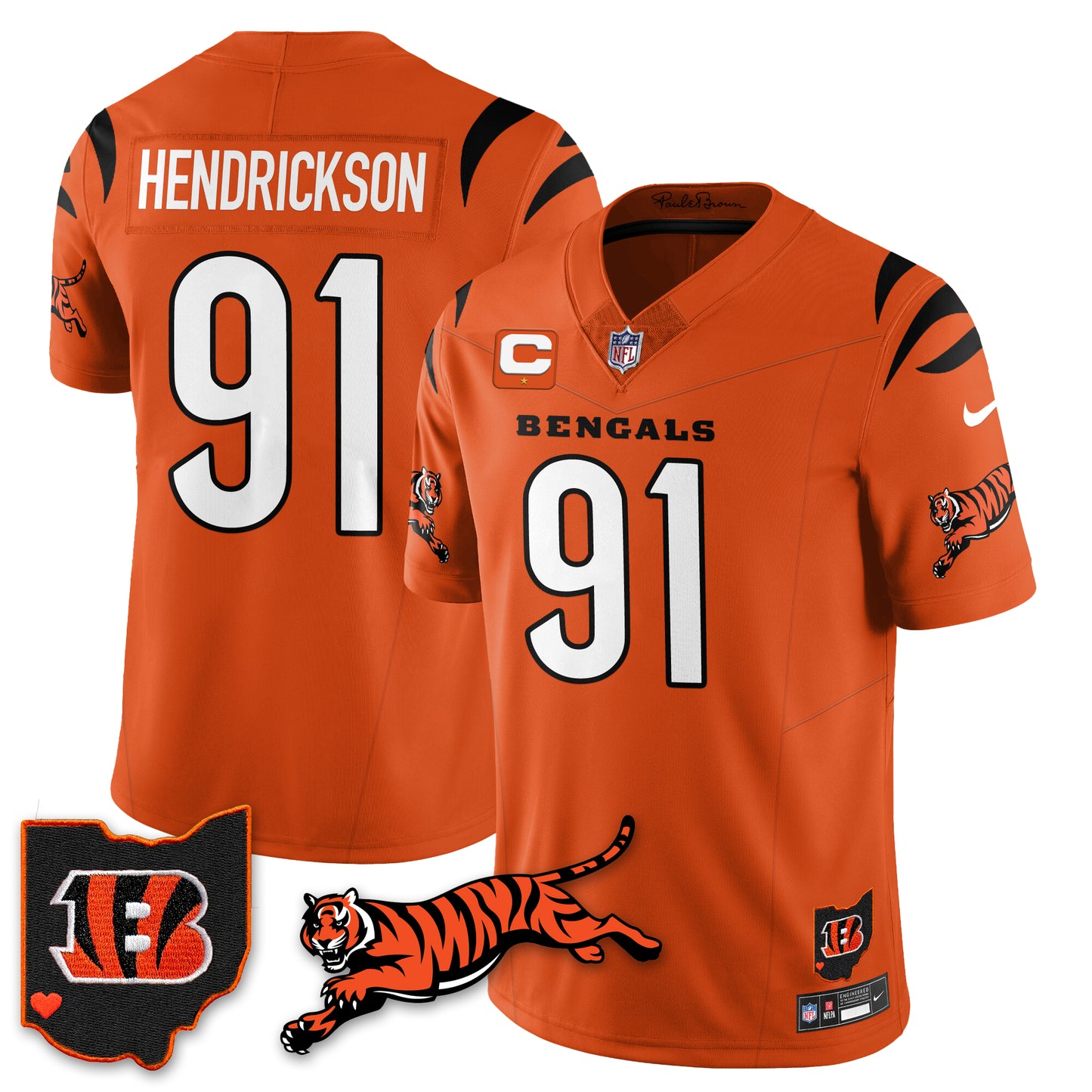 Cincinnati Bengals Vapor F.U.S.E. Limited Jersey N1 - All Stitched