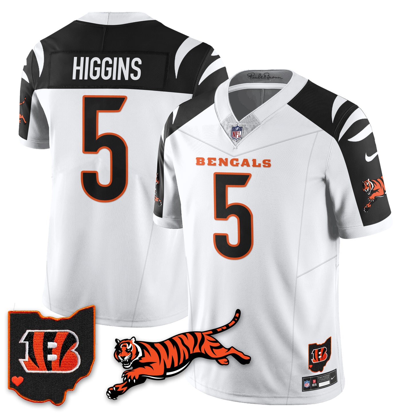 Cincinnati Bengals Vapor F.U.S.E. Limited Jersey N1 - All Stitched