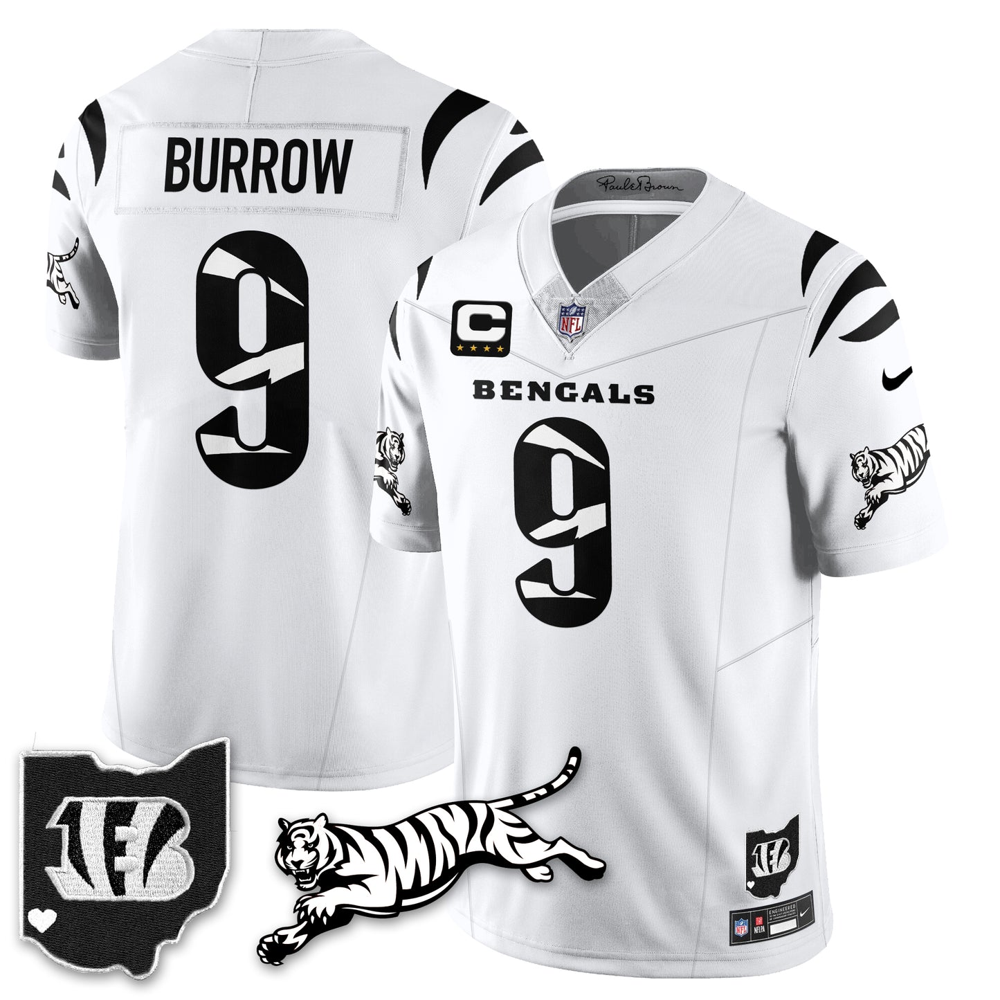 Cincinnati Bengals Vapor F.U.S.E. Limited Jersey N1 - All Stitched