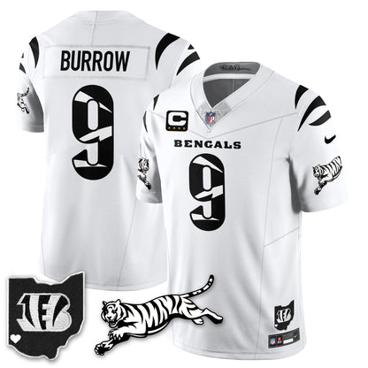 Cincinnati Bengals Vapor F.U.S.E. Limited Jersey N1 - All Stitched