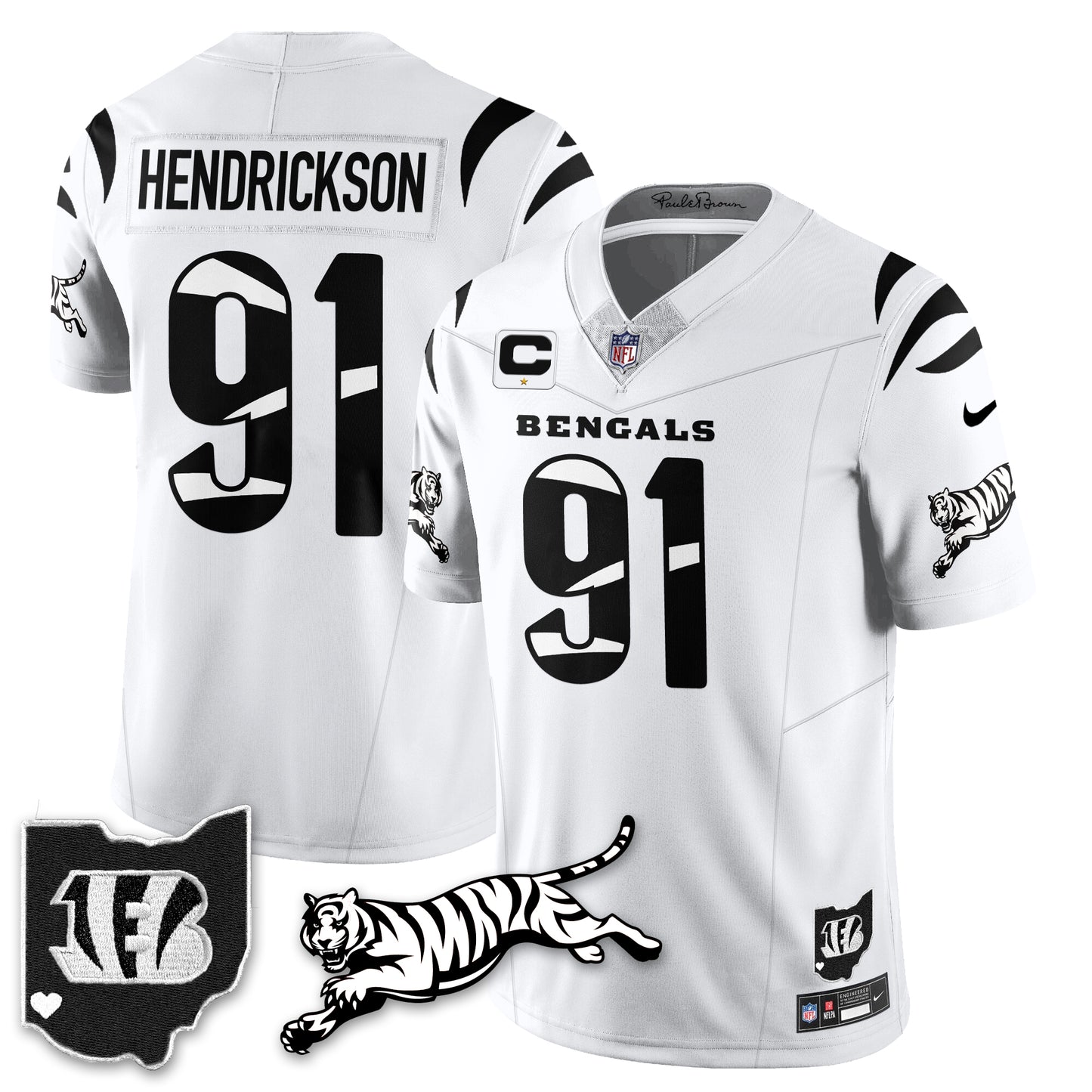 Cincinnati Bengals Vapor F.U.S.E. Limited Jersey N1 - All Stitched