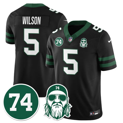 NYJ Vapor Limited Jersey - Nick Mangold Patch - All Stitched