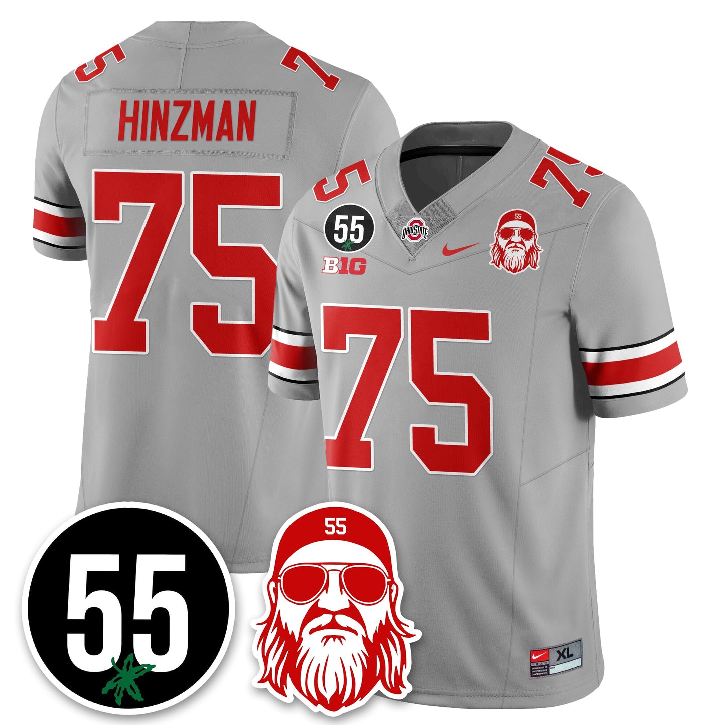 OSU Vapor Limited Jersey - Nick Mangold Patch - All Stitched