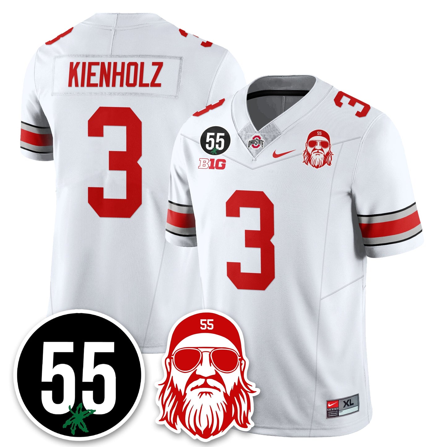 OSU Vapor Limited Jersey - Nick Mangold Patch - All Stitched