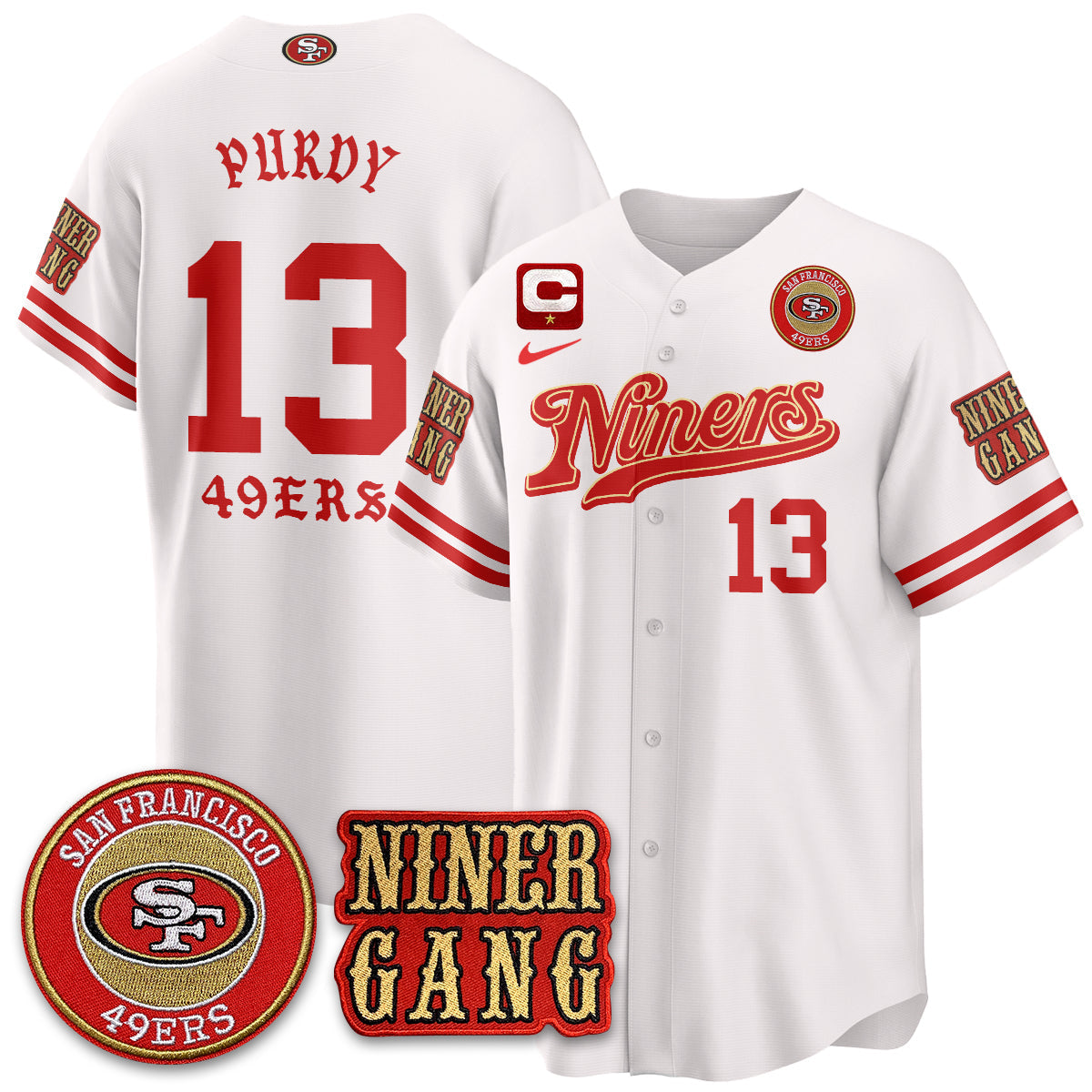 SF Born x Raised Baseball Jersey - All Stitched