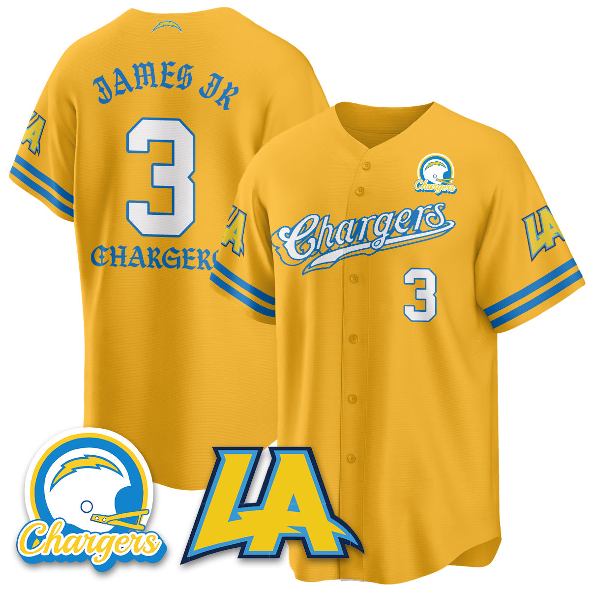 LVG Born x Raised Baseball Jersey - All Stitched