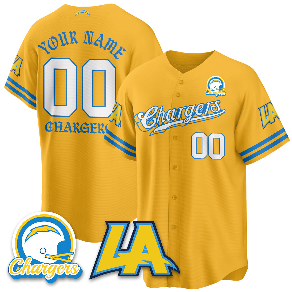 LVG Born x Raised Baseball Jersey - All Stitched