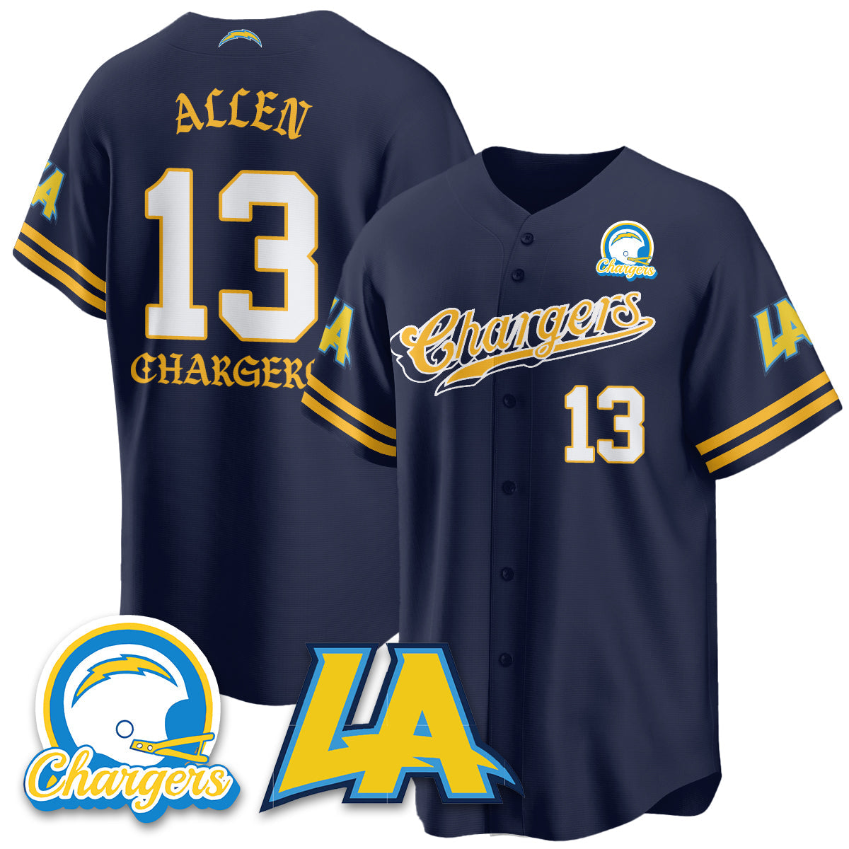 LVG Born x Raised Baseball Jersey - All Stitched