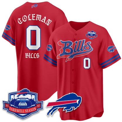 BUF Born x Raised Baseball Jersey - All Stitched