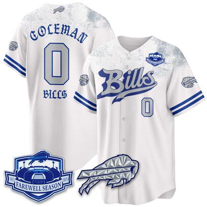 BUF Born x Raised Baseball Jersey - All Stitched