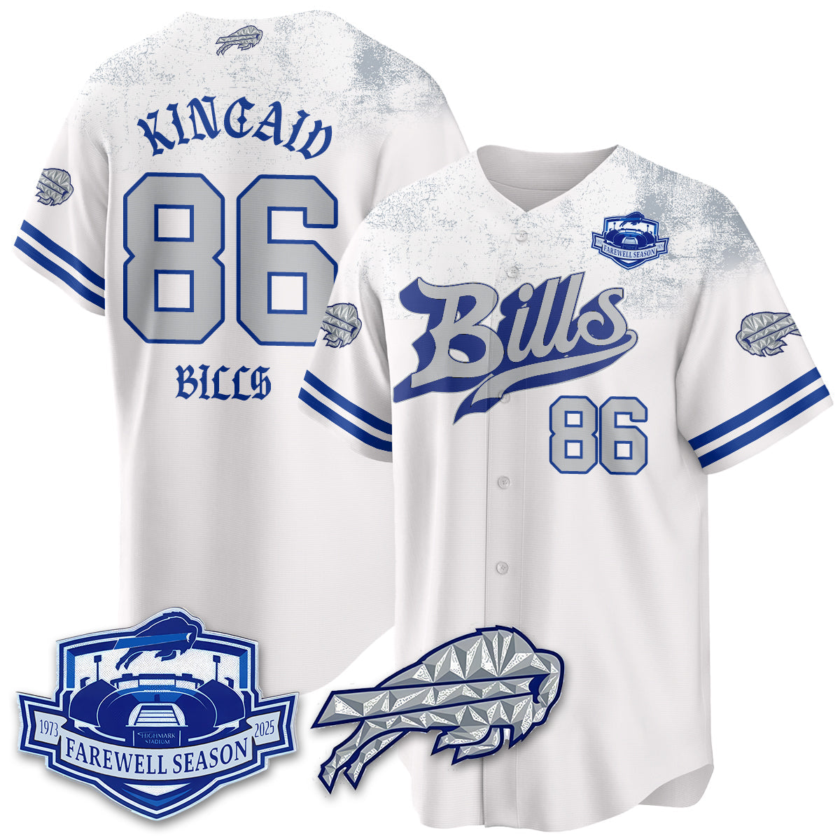 BUF Born x Raised Baseball Jersey - All Stitched