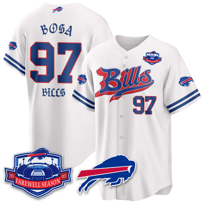 BUF Born x Raised Baseball Jersey - All Stitched