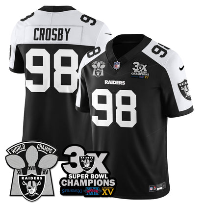 LVR 3-Time Champions Patch Vapor Limited Jersey - All Stitched
