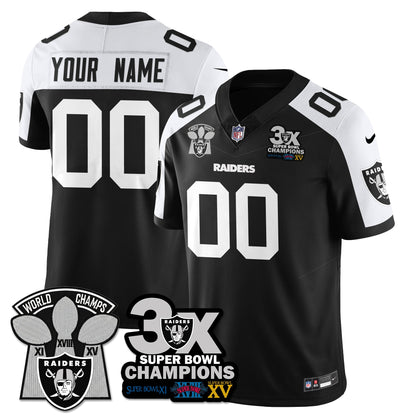 Custom LVR 3-Time Champions Patch Vapor Limited Jersey - All Stitched