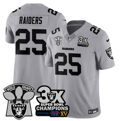 LVR 3-Time Champions Patch Vapor Limited Jersey - All Stitched