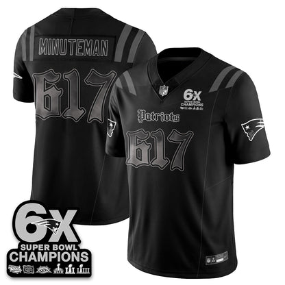 NE 'Dark Gothic' Vapor Limited Jersey - 6-Time Champions - All Stitched