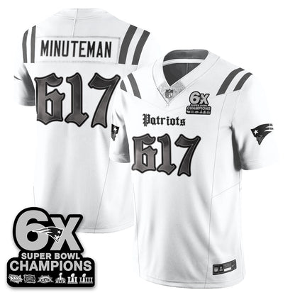 NE 'Dark Gothic' Vapor Limited Jersey - 6-Time Champions - All Stitched
