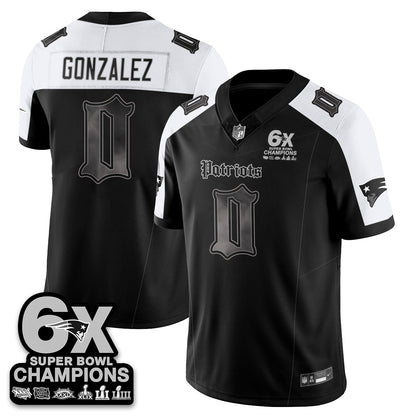 NE 'Dark Gothic' Vapor Limited Jersey - 6-Time Champions - All Stitched
