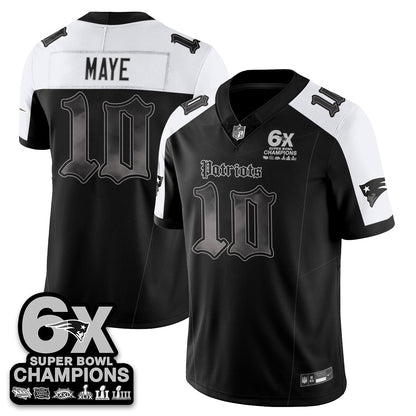 NE 'Dark Gothic' Vapor Limited Jersey - 6-Time Champions - All Stitched