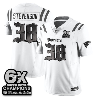 NE 'Dark Gothic' Vapor Limited Jersey - 6-Time Champions - All Stitched