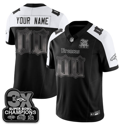 Custom DEN 'Dark Gothic' Vapor Limited Jersey - 3-Time Champions - All Stitched