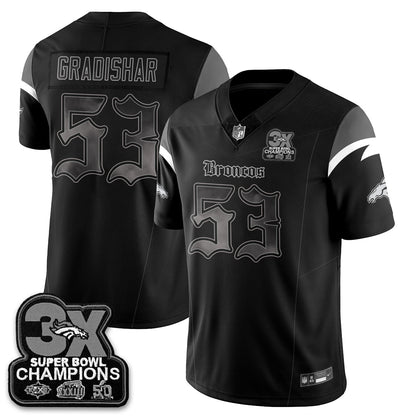 DEN 'Dark Gothic' Vapor Limited Jersey - 3-Time Champions - All Stitched
