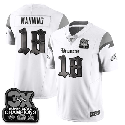 DEN 'Dark Gothic' Vapor Limited Jersey - 3-Time Champions - All Stitched