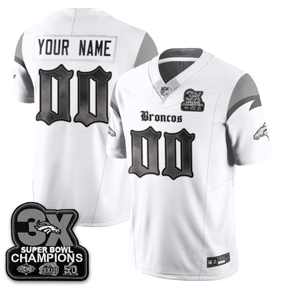 Custom DEN 'Dark Gothic' Vapor Limited Jersey - 3-Time Champions - All Stitched