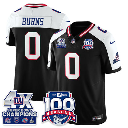NYG 4-Time Champions Vapor Limited Jersey- 100th Season - All Stitched