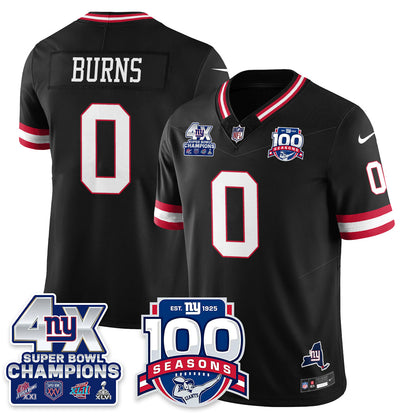 NYG 4-Time Champions Vapor Limited Jersey- 100th Season - All Stitched
